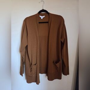 Time and Tru Bronze Brown Cardigan